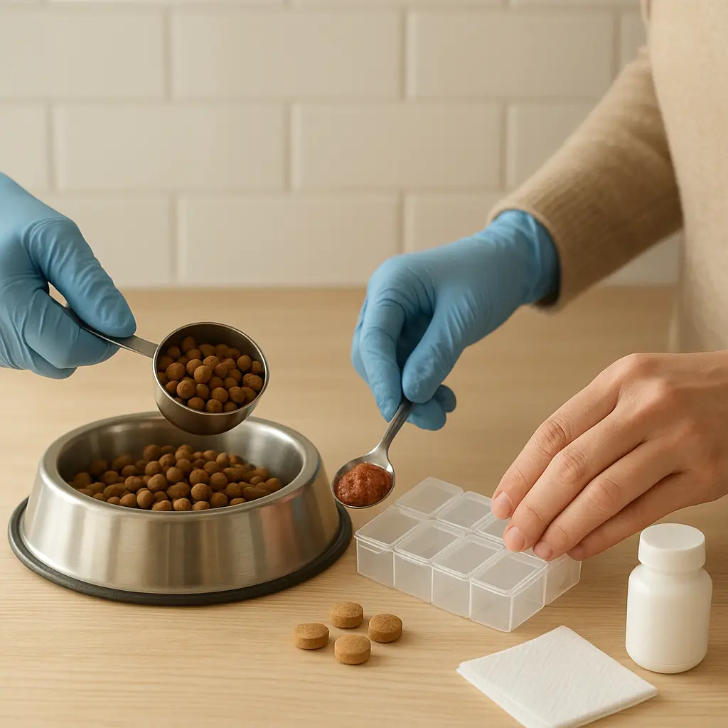 Fütterung und Medikamentengabe